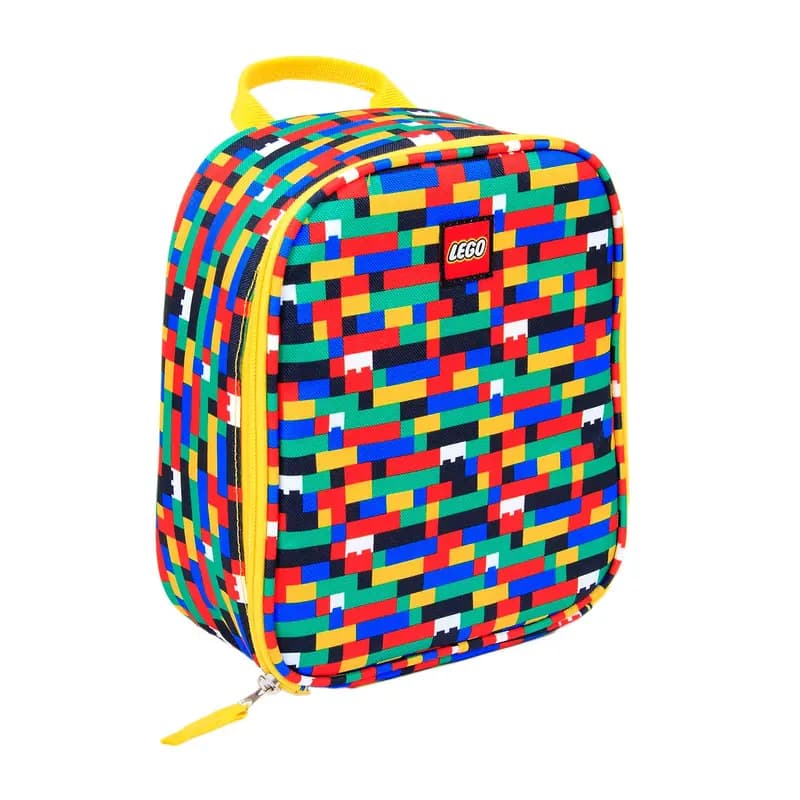 LEGO 5005355 Brick Print Lunch Bag (Red/Blue)