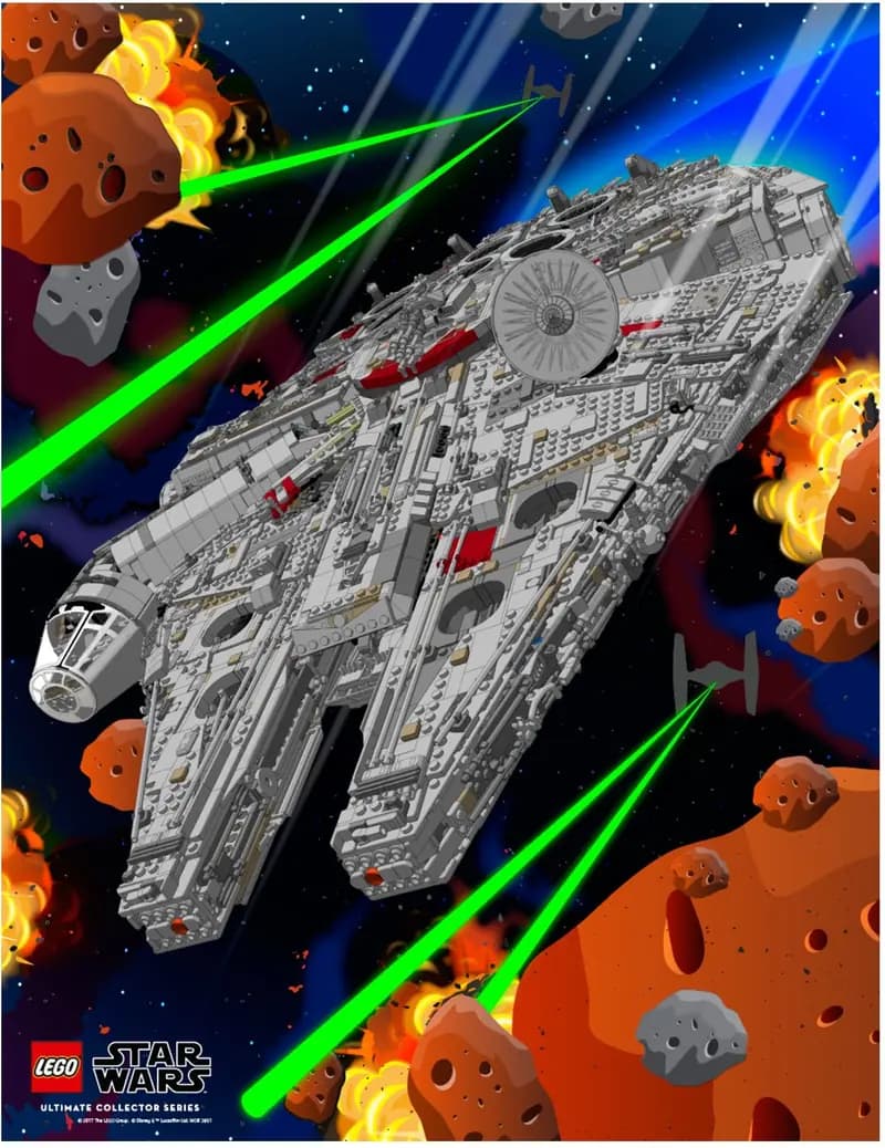 LEGO 5005444 Millennium Falcon Poster