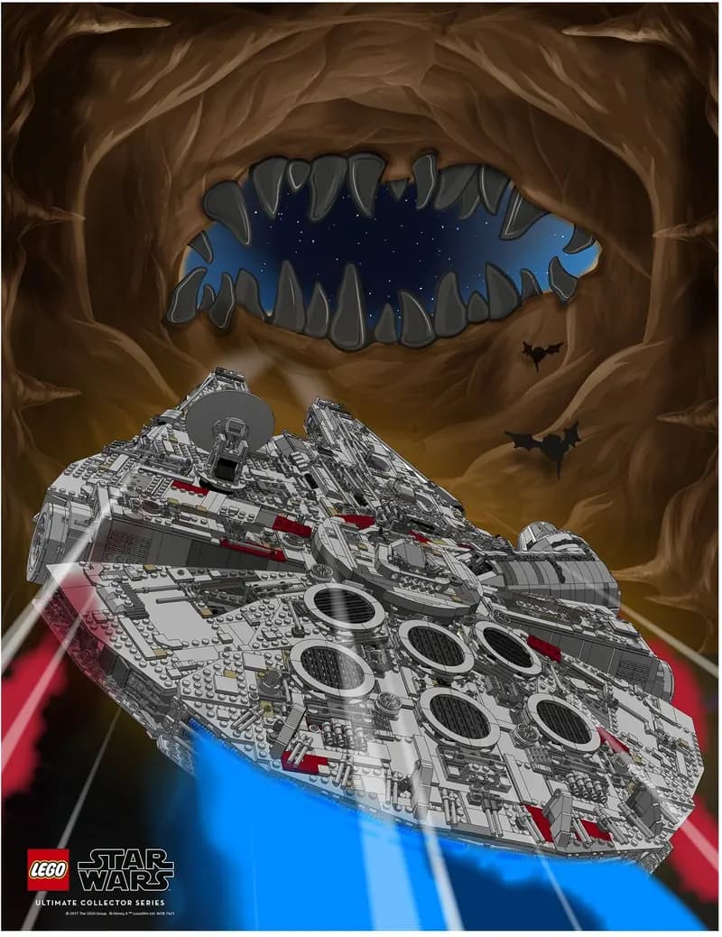 LEGO 5005445 Millennium Falcon Poster