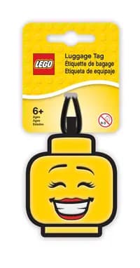 LEGO 5005617 Girl Luggage Tag