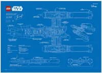 LEGO 5005624 UCS Y-Wing Blueprint Poster