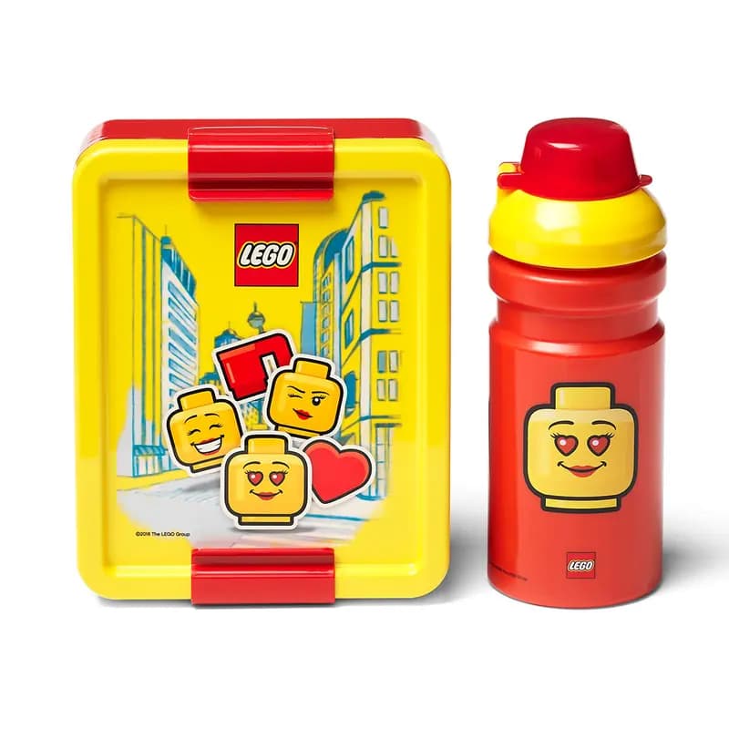 LEGO 5005770 Girl Emoticon Lunch Set