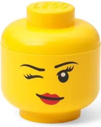 LEGO 5006211 Miniaturowy pojemnik w kształcie głowy mrugającej minifigurki LEGO®