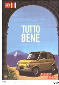 LEGO 5006303 Fiat Art Print: "Tutto Bene"