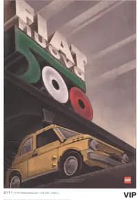 LEGO 5006305 Fiat Art Print: "Nuova Italia"
