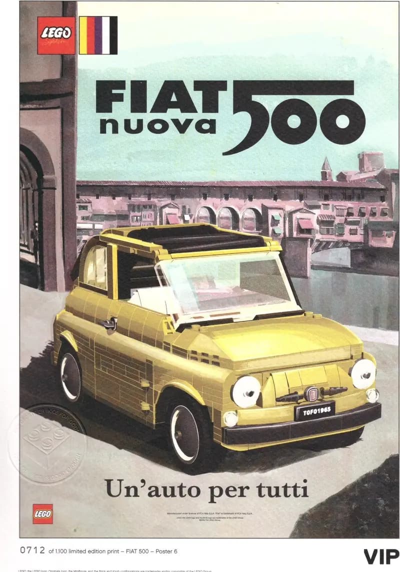 LEGO 5006309 Fiat Art Print: "Florentine"