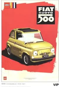 LEGO 5006310 Fiat Art Print: "Nuova Russo"