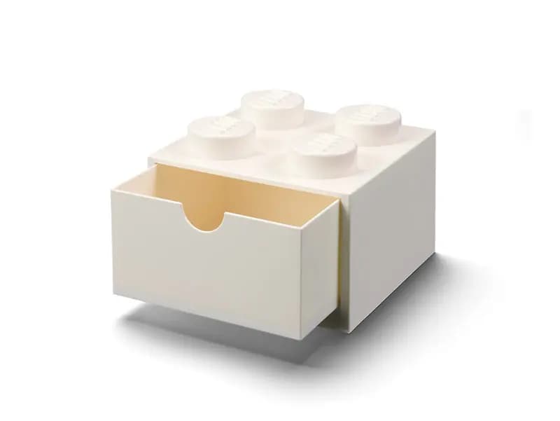 LEGO 5006313 Desk Drawer 2 x 2 (White)