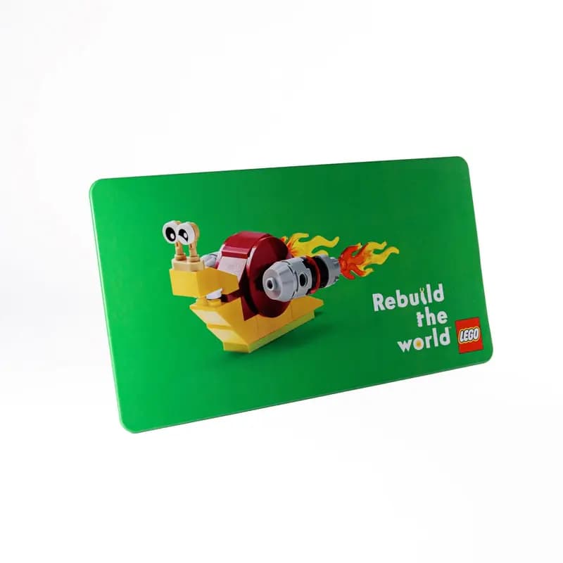 LEGO 5007158 Rebuild The World Tin Sign