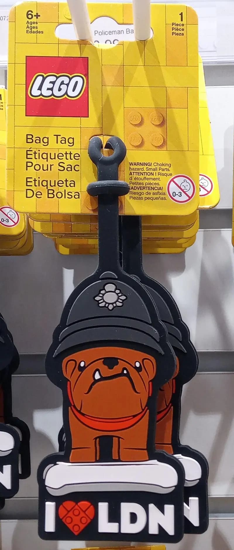 LEGO 5007326 I [Heart] LDN Bag Tag
