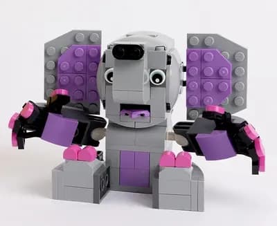 LEGO 5009206 Uchwyt na ołówki w kształcie słonia