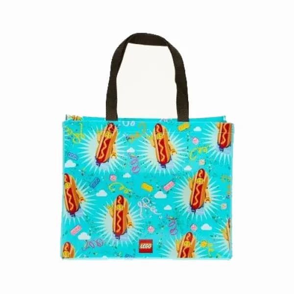 LEGO 5009542 Hot Dog Guy Tote Bag