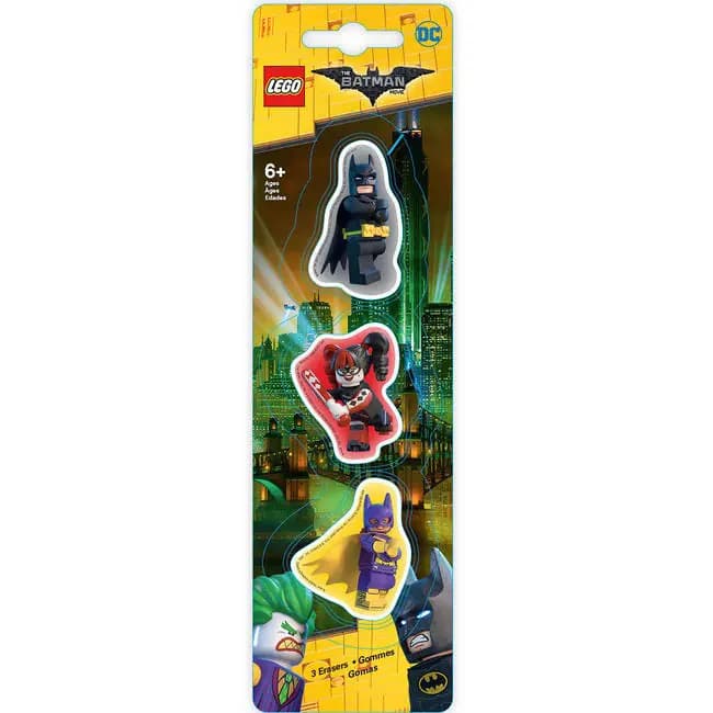 LEGO 51759 The LEGO Batman Movie: 3 Eraser Set