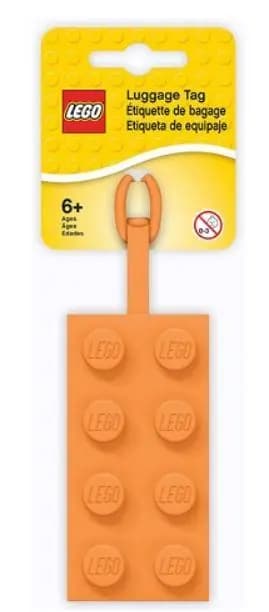 LEGO 52608 Orange Brick Luggage Tag