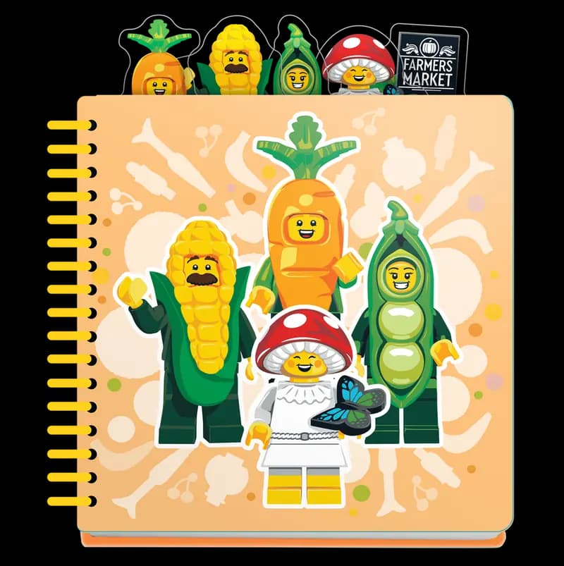 LEGO 53596 Farmers Market Tab Notebook