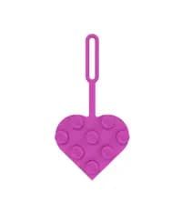 LEGO 53692 3x3 Heart Pink Bag Tag