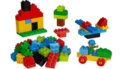 LEGO 5380 Duże pudełko z klockami - Zielona płytka