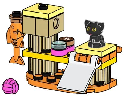 LEGO 562504 Cat Tree with Kitten