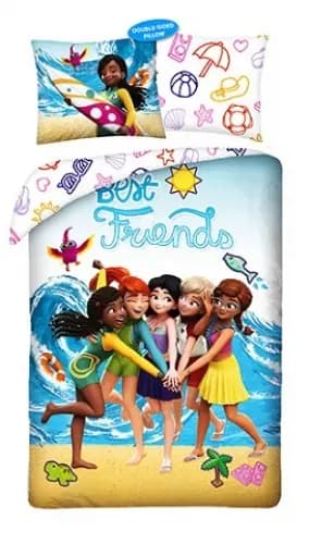 LEGO 5902729045469 Friends Duvet Set