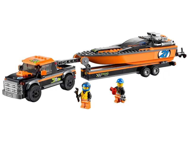 LEGO 60085 Terenówka z motorówką