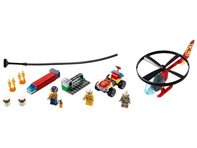 LEGO 60248 Helikopter strażacki leci na ratunek