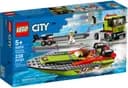LEGO 60254 Transporter łodzi wyścigowej — 2