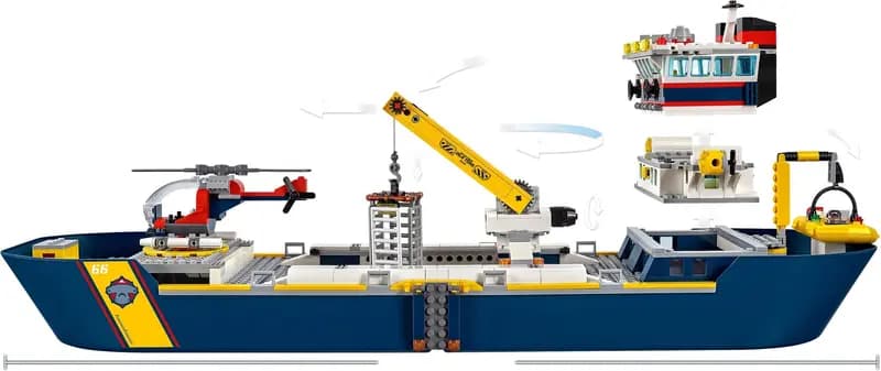 LEGO 60266 Statek badaczy oceanu