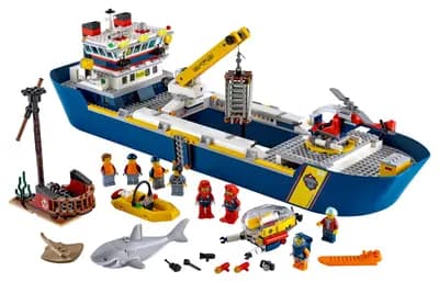 LEGO 60266 Statek badaczy oceanu