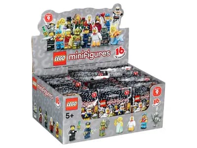 LEGO 6029133 Kolekcjonerskie Minifigurki Seria 9 – Zapieczętowane Pudełko