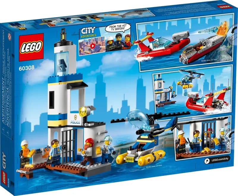 LEGO 60308 Akcja nadmorskiej policji i strażaków