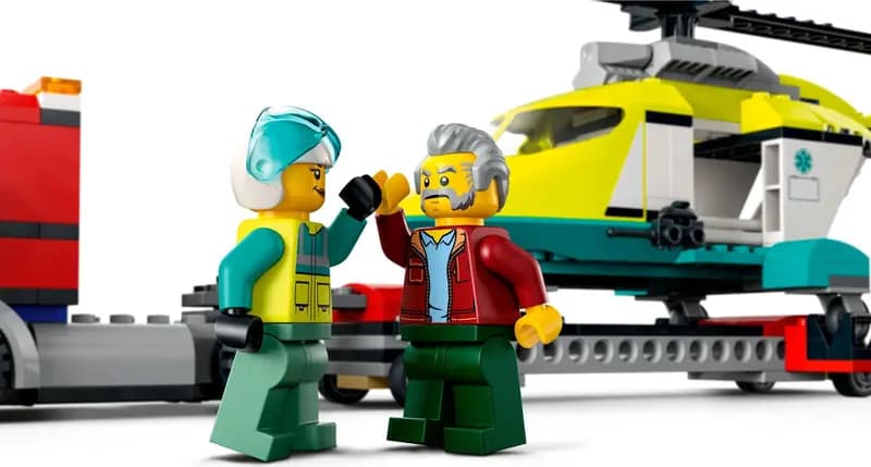 LEGO 60343 Laweta helikoptera ratunkowego