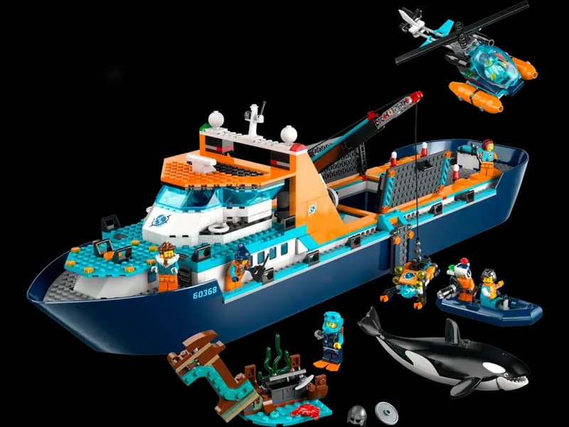 LEGO 60368 Łódź badacza Arktyki