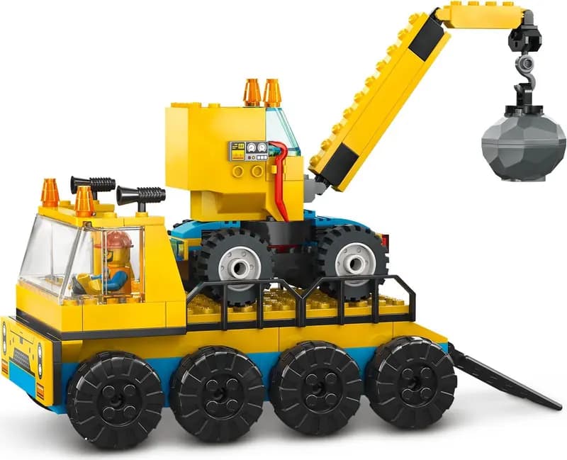 LEGO 60391 Ciężarówki i dźwig z kulą wyburzeniową