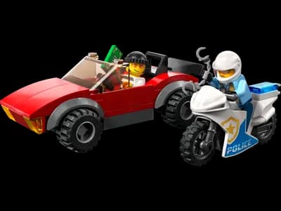 LEGO 60392 Motocykl policyjny – pościg za samochodem