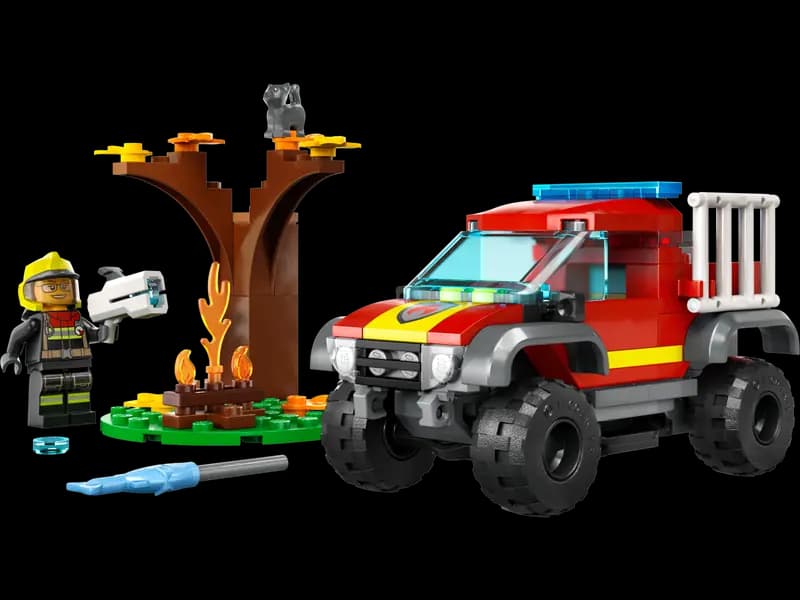 LEGO 60393 Wóz strażacki 4x4 – misja ratunkowa