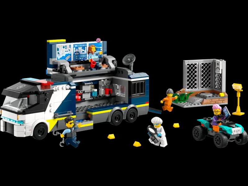 LEGO 60418 Policyjna ciężarówka z laboratorium kryminalnym