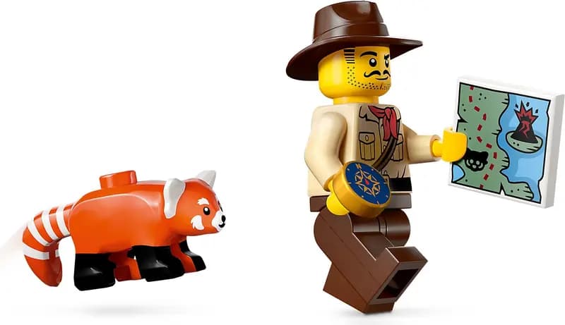 LEGO 60424 Quad badacza dżungli z pandą czerwoną