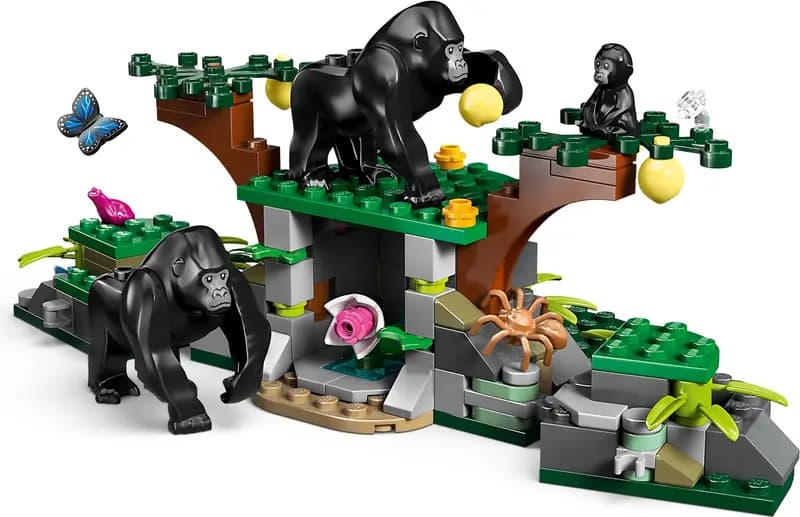LEGO 60437 Helikopter badaczy dżungli w bazie
