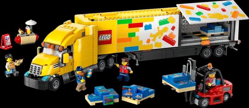 LEGO 60440 Żółta ciężarówka dostawcza