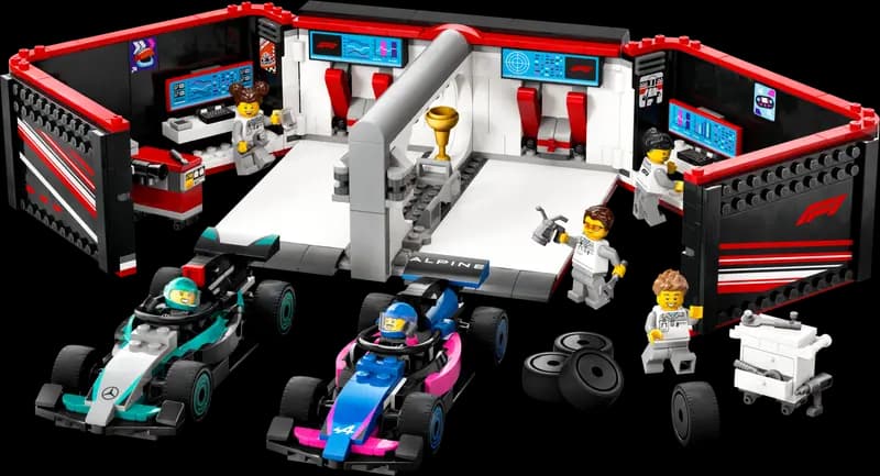 LEGO 60444 F1® Garaż i bolidy Mercedes-AMG i Alpine