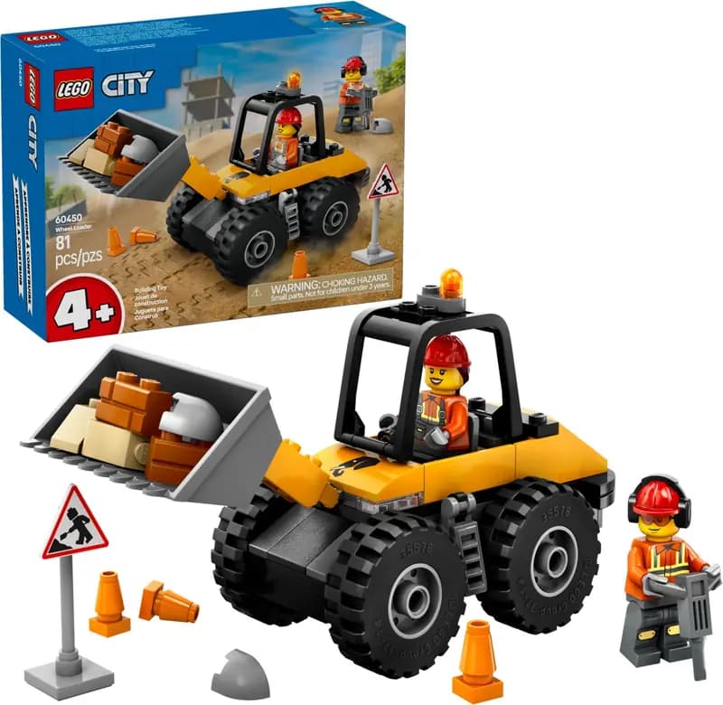 LEGO 60450 Żółta ładowarka kołowa