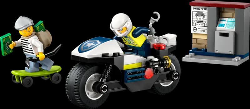 LEGO 60455 Pościg na motocyklu policyjnym