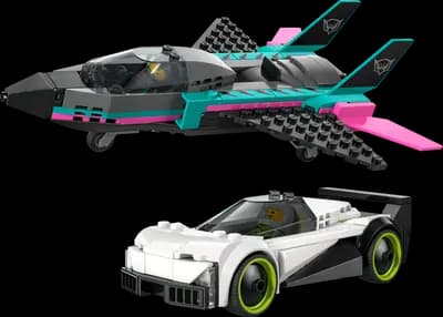 LEGO 60489 Odrzutowiec kontra samochód