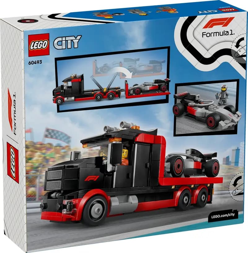 LEGO 60493 Ciężarówka F1 z bolidem Audi F1