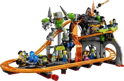 LEGO 60501 Park rollercoasterów Lava Land