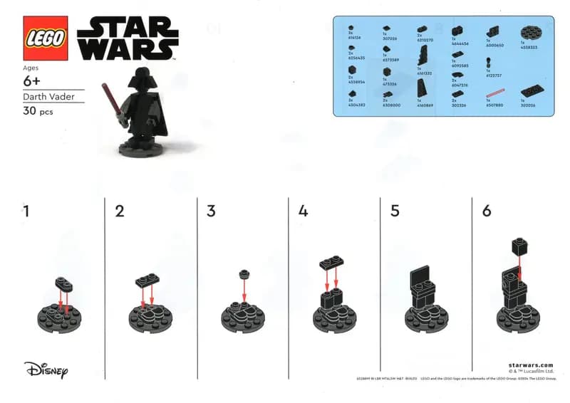LEGO 6528899 Darth Vader