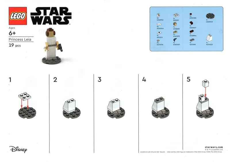 LEGO 6528900 Princess Leia