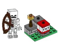 LEGO 662102 TNT Launcher and Skeleton