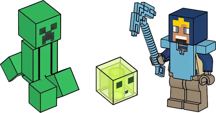 LEGO 662508 Hero with Slime and Creeper
