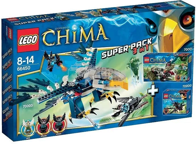 LEGO 66450 Legends of Chima Super Pack 3 in 1